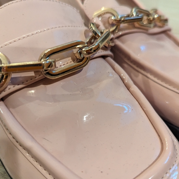 NORDSTROM RACK PALE PINK PATENT LOAFERS SIZE 6.5 - Picture 8 of 8